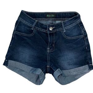 Green Zone Cuffed Jean Shorts Size 0